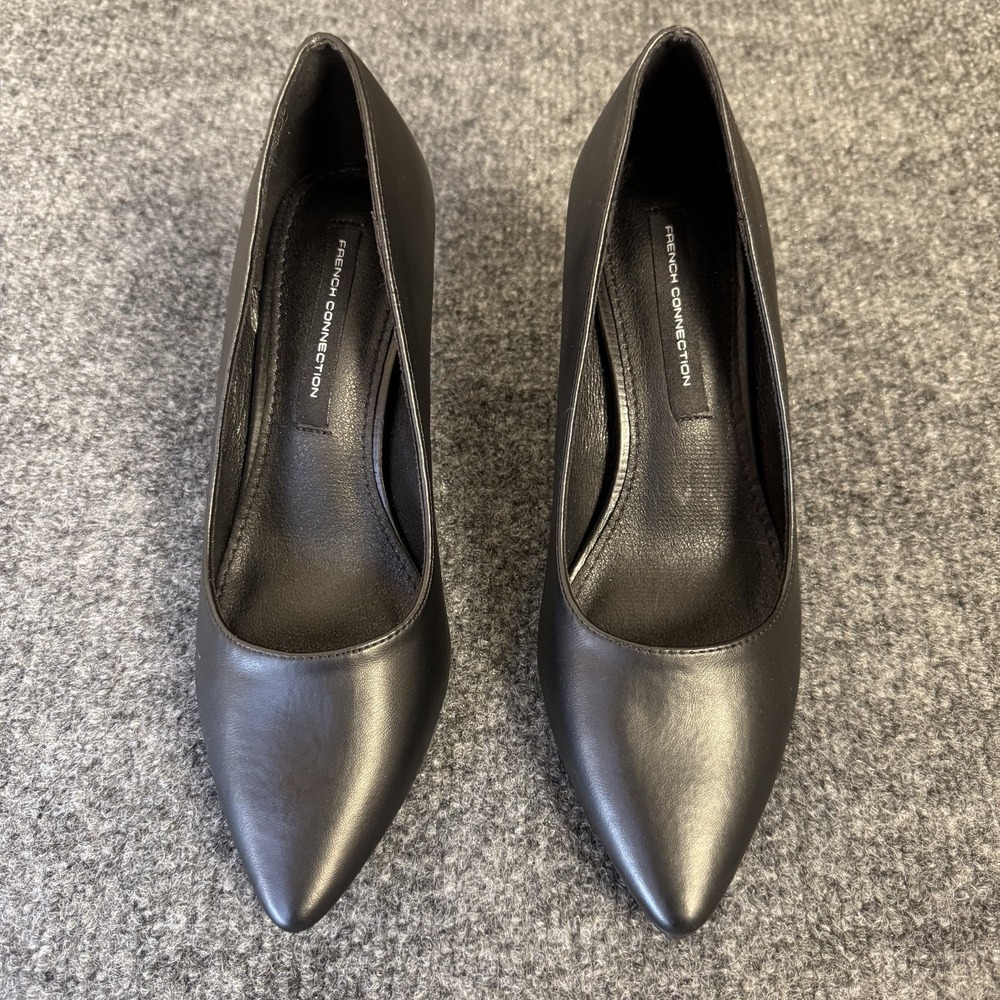 French Connection Sz 6 Womens Kate Flex Black Pumps With Box